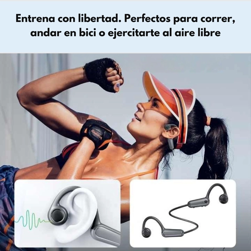 AUDIFONOS DEPORTIVOS CONDUCCION OSEA IPX4 13H LANGSDOM BE13 - 7