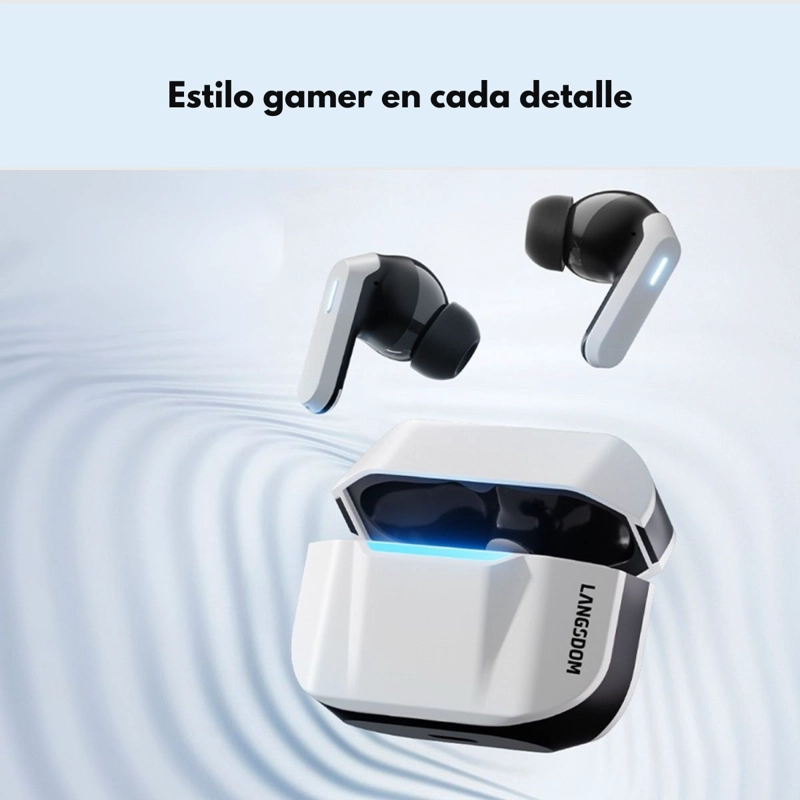 AUDIFONOS GAMER BLUETOOTH TWS LUCES LED BAJA LATENCIA TG16 - 5