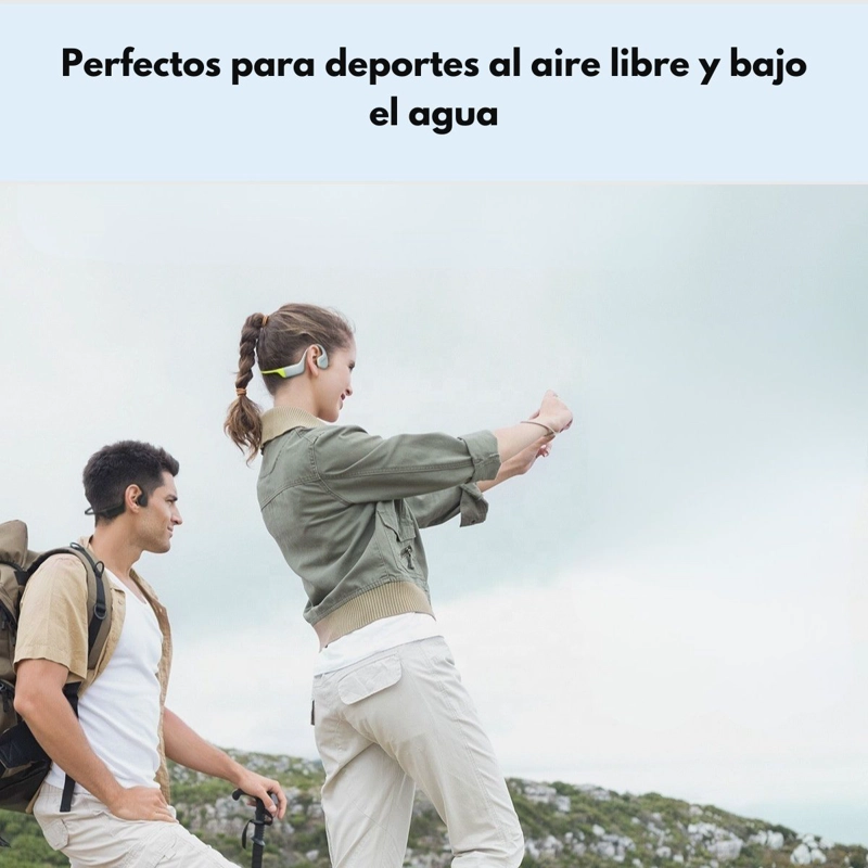 AUDIFONOS DEPORTIVOS IPX8 CONDUCCION OSEA LANGSDOM AIRSWIM - 6