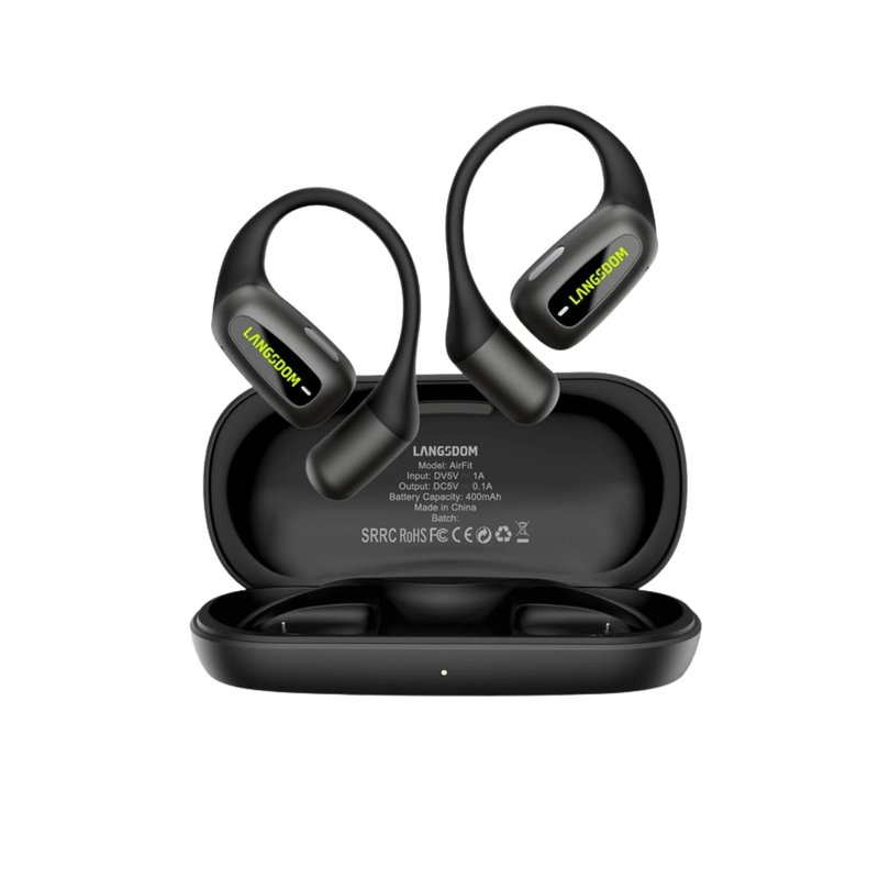 AUDIFONOS DEPORTIVOS BLUETOOTH 24H LIGEROS LANGSDOM AIRFIT - 1