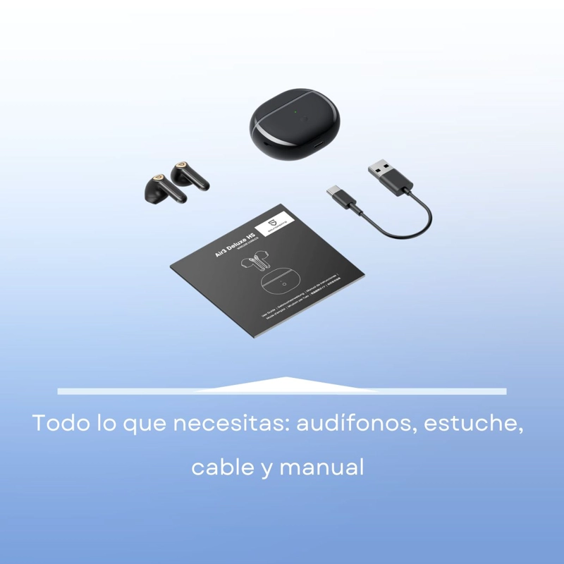 AUDIFONOS BLUETOOTH HIFI CON LDAC SOUNDPEATS AIR3 DELUXE HS - 9