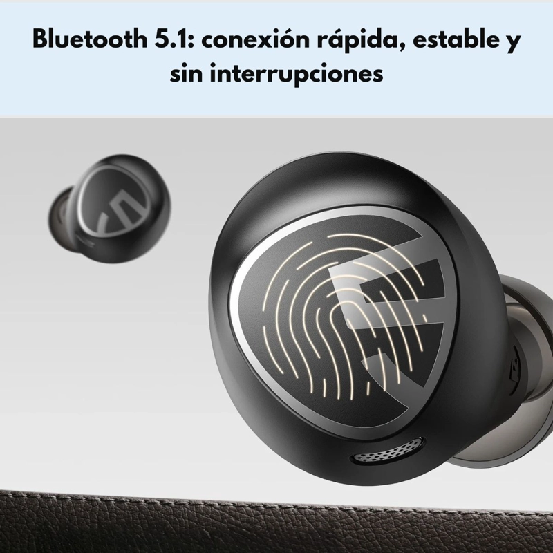 AUDIFONOS BLUETOOTH IPX5 TACTIL SOUNDPEATS FREE2 CLASSIC - 4