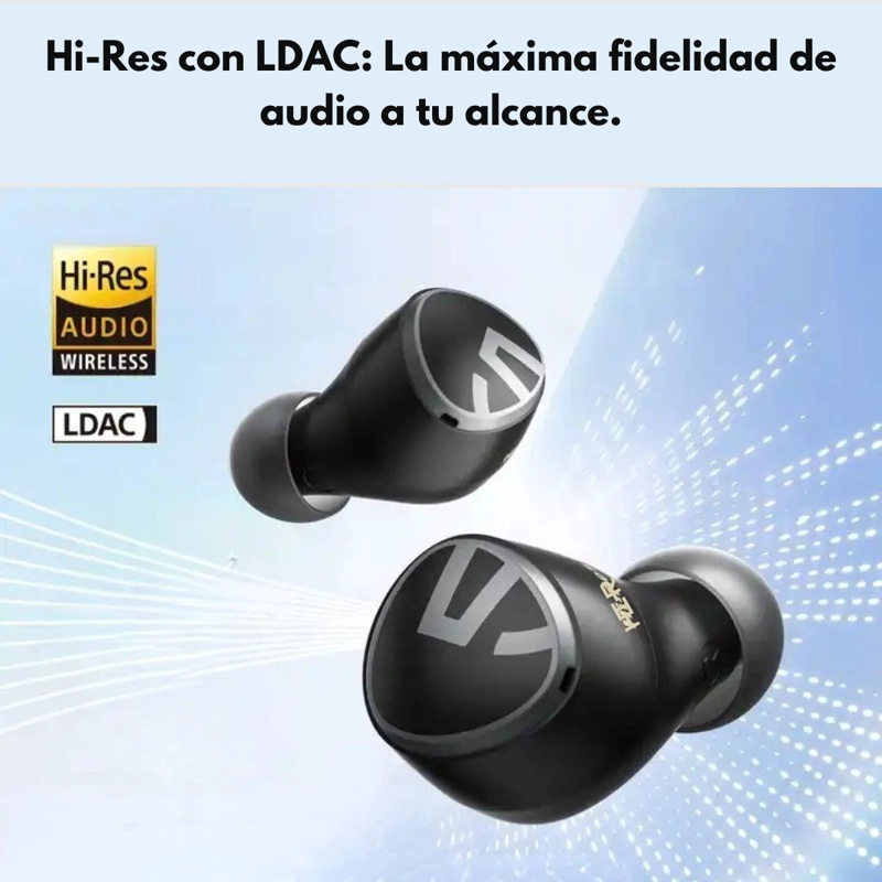 AUDIFONOS BLUETOOTH HIFI LDAC Y IPX5 SOUNDPEATS MINI HS - 3