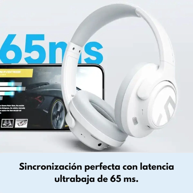 AUDIFONOS BLUETOOTH 123HRS ANC HI-RES IPX-4 SOUNDPEATS SPACE - 7