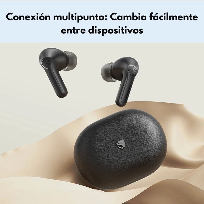 AUDIFONOS BLUETOOTH ANC Y MODO JUEGO IPX4 SOUNDPEATS T3 PRO - 7