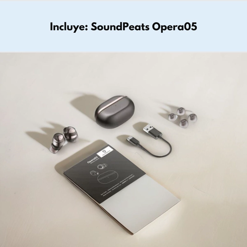 AUDIFONOS HI-RES BLUETOOTH 5.3 ANC IPX SOUNDPEATS OPERA 05 - 9