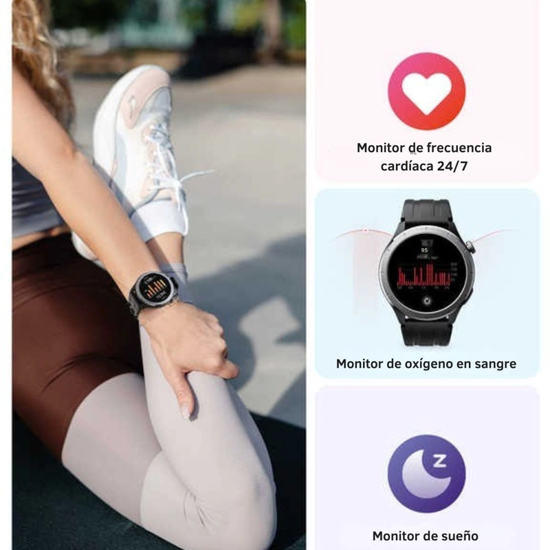 SMARTWATCH MONITOR SALUD DEPORTE IP68 SOUNDPEATS WATCH PRO2 - 3