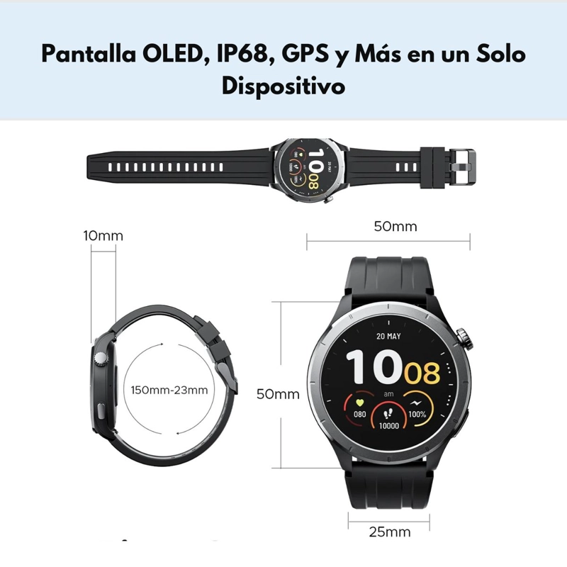 SMARTWATCH MONITOR SALUD DEPORTE IP68 SOUNDPEATS WATCH PRO2 - 8