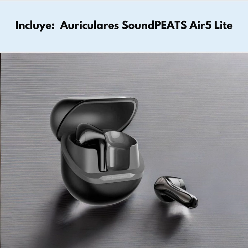 AUDIFONOS BLUETOOTH HI RES ANC ENC IPX5 SOUNDPEATS AIR5 LITE - 9