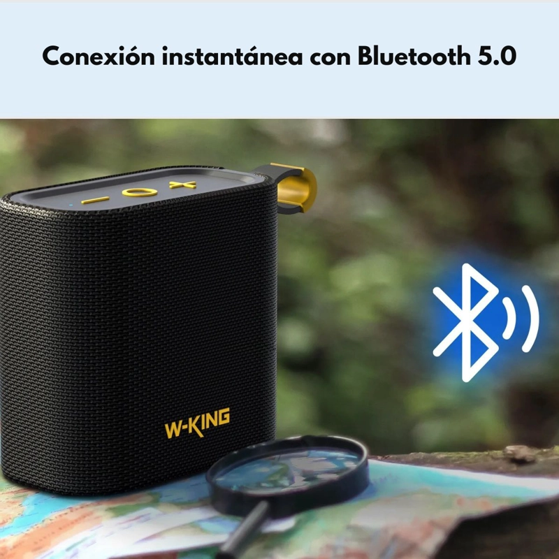 PARLANTE BLUETOOTH OUTDOOR IPX7 6W FM 10 HORAS W‑KING D2 - 3