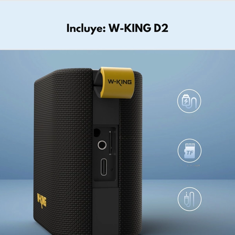 PARLANTE BLUETOOTH OUTDOOR IPX7 6W FM 10 HORAS W‑KING D2 - 9