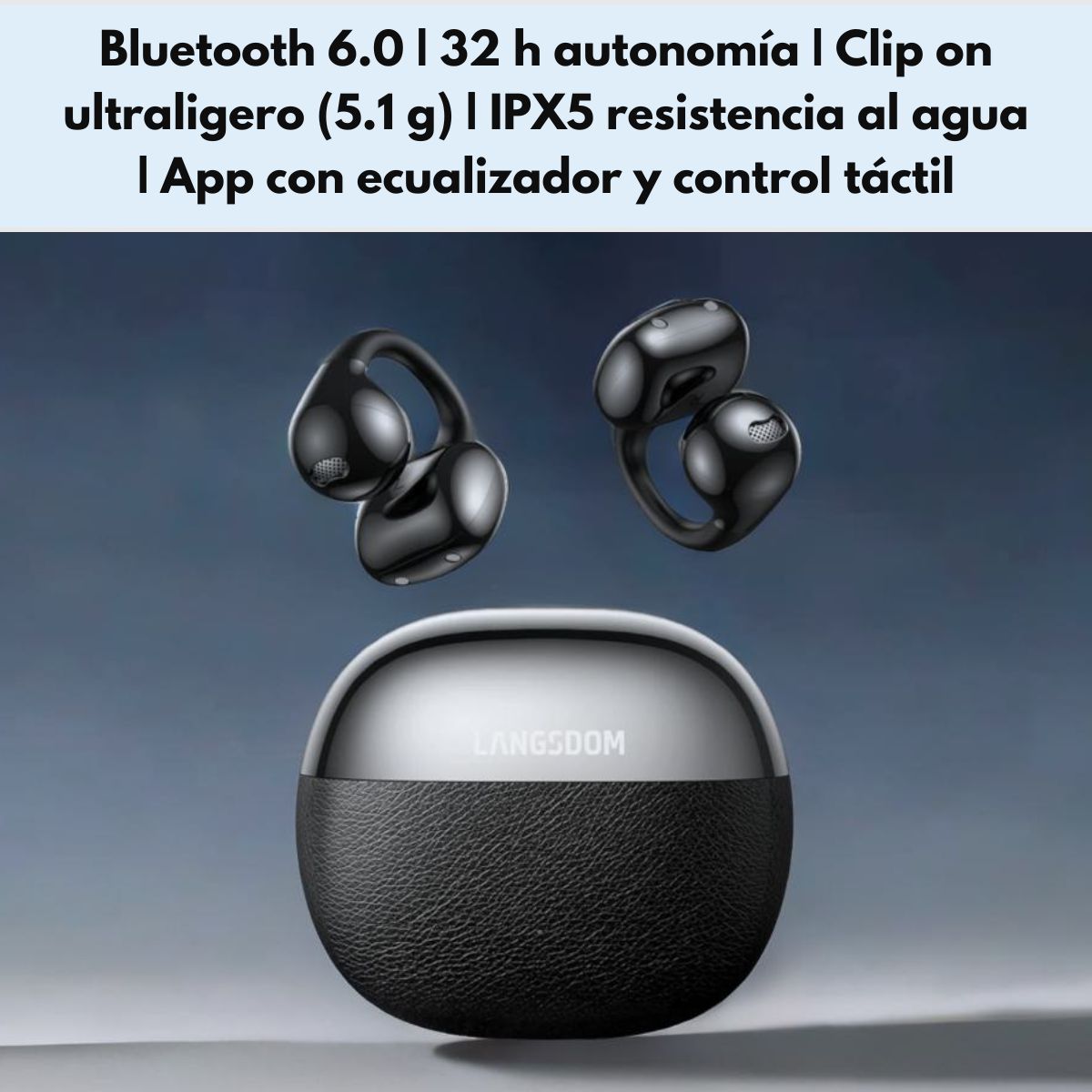 AUDIFONOS DEPORTIVOS INALAMBRICOS IPX5 32H LANGSDOM TS30 - 8