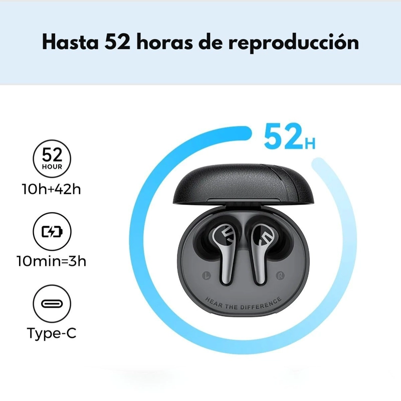 AUDIFONOS BLUETOOTH HI-RES TWS ANC SOUNDPEATS C30 - 3