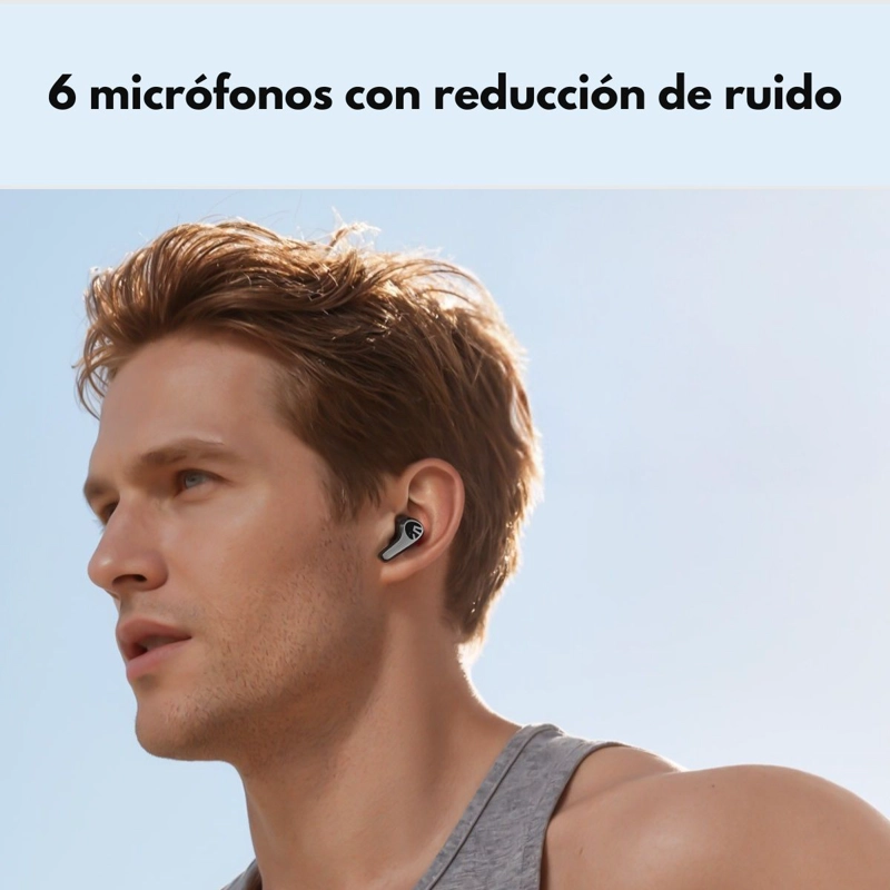 AUDIFONOS BLUETOOTH HI-RES TWS ANC SOUNDPEATS C30 - 4