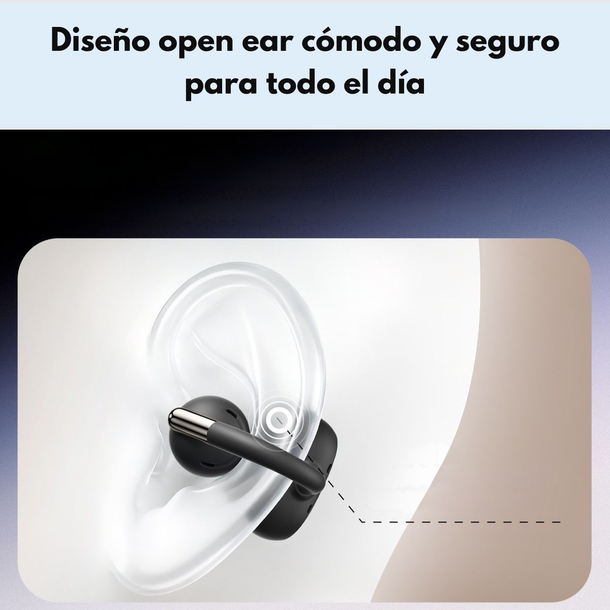 AUDIFONOS BLUETOOTH DEPORTIVOS OPEN-EAR SOUNDPEATS CLIP1 - 3