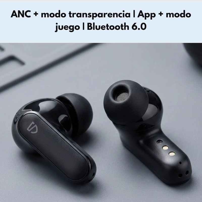 AUDIFONOS BLUETOOTH 6.0 TWS ANC SOUNDPEATS Q3 PRO - 8