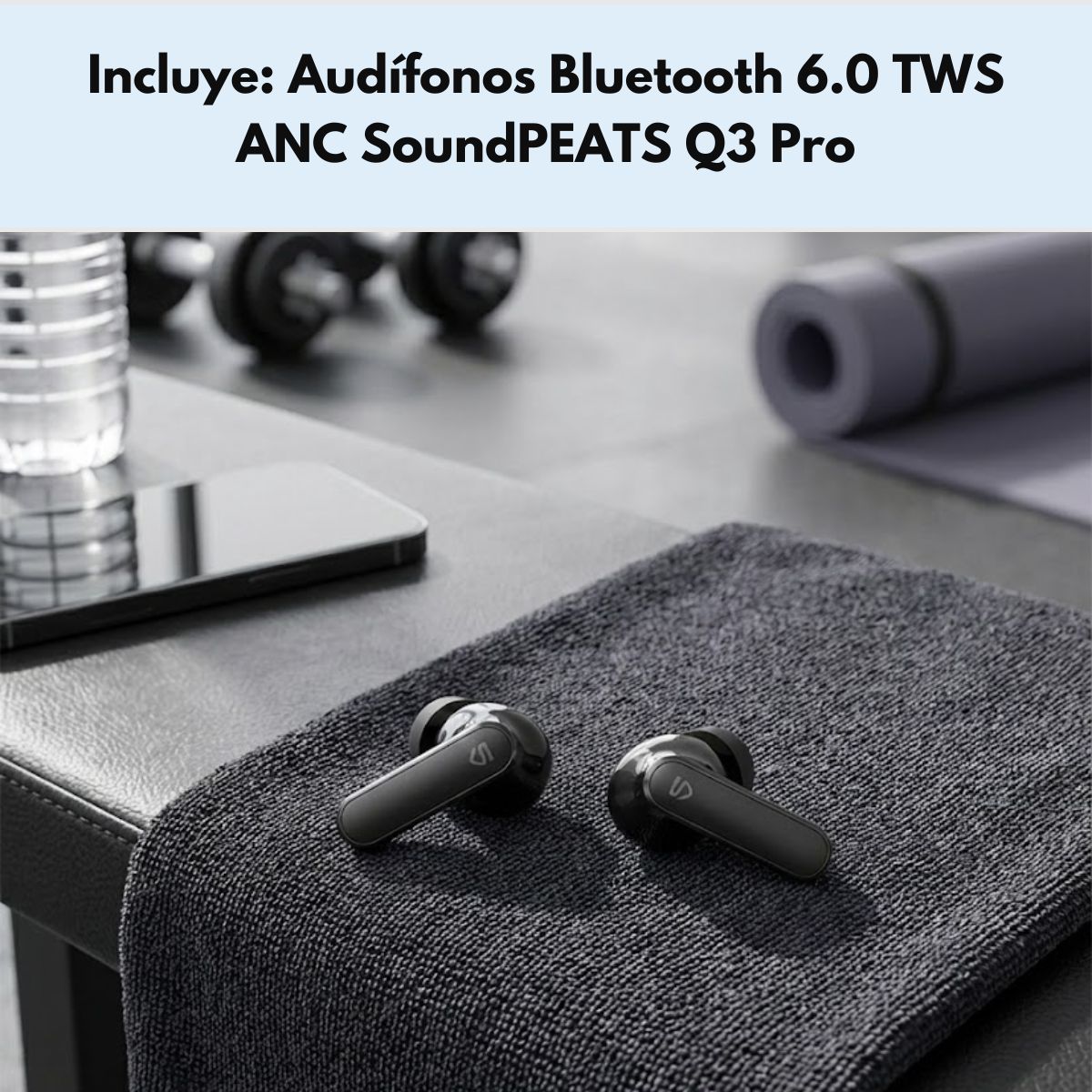 AUDIFONOS BLUETOOTH 6.0 TWS ANC SOUNDPEATS Q3 PRO - 9