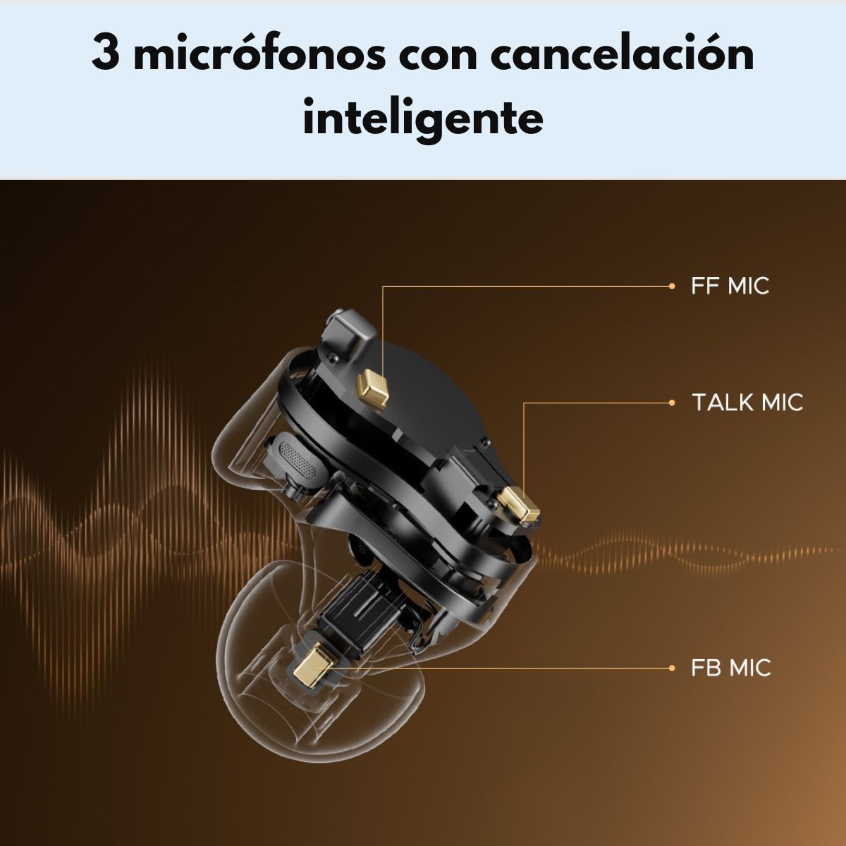 AUDIFONOS BLUETOOTH HI RES TWS ANC SOUNDPEATS H3 - 6
