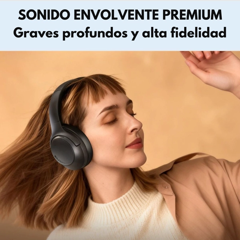 AUDIFONOS BLUETOOTH 95HRS ANC HIRES SOUNDPEATS COVE PRO - 3
