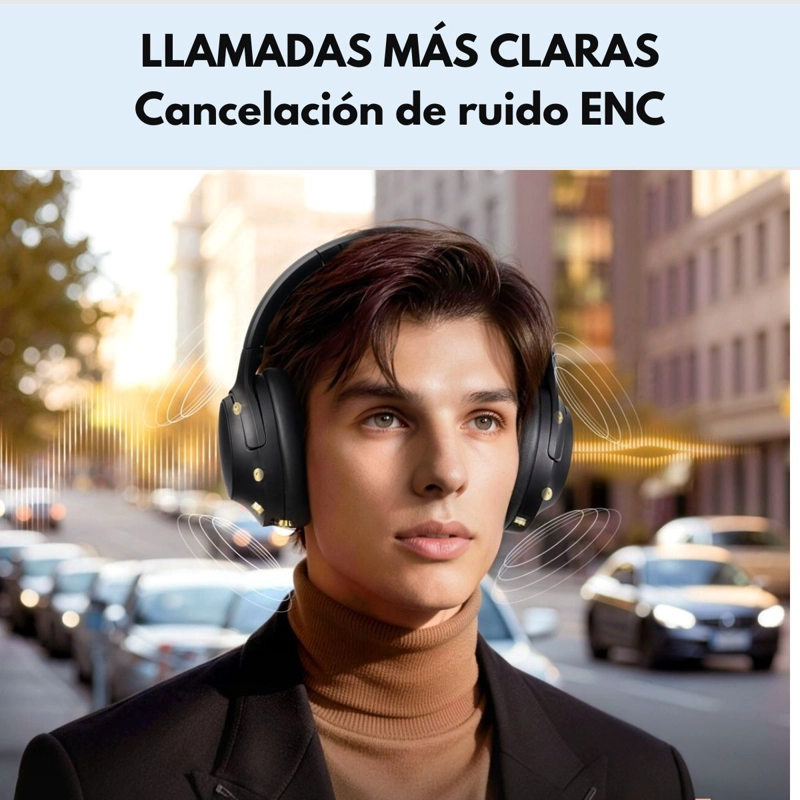 AUDIFONOS BLUETOOTH 95HRS ANC HIRES SOUNDPEATS COVE PRO - 5