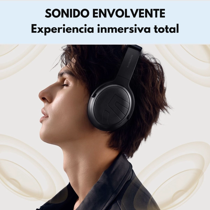 AUDIFONOS BLUETOOTH 151HRS ANC HIRES SOUNDPEATS SPACE PRO - 7