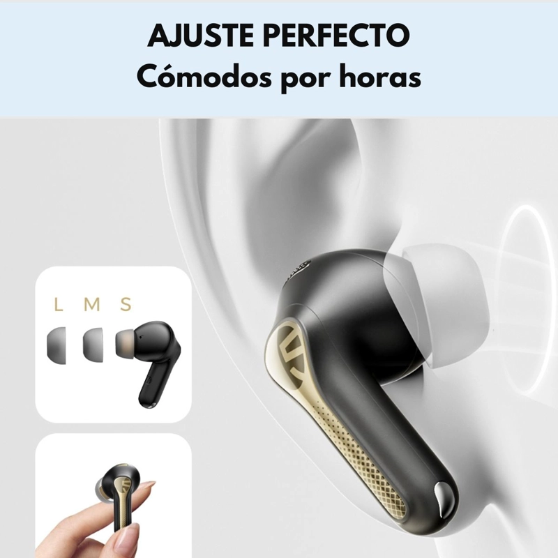 AUDIFONOS BLUETOOTH ANC HIRES SOUNDPEATS CAPSULE 3 PRO PLUS - 4
