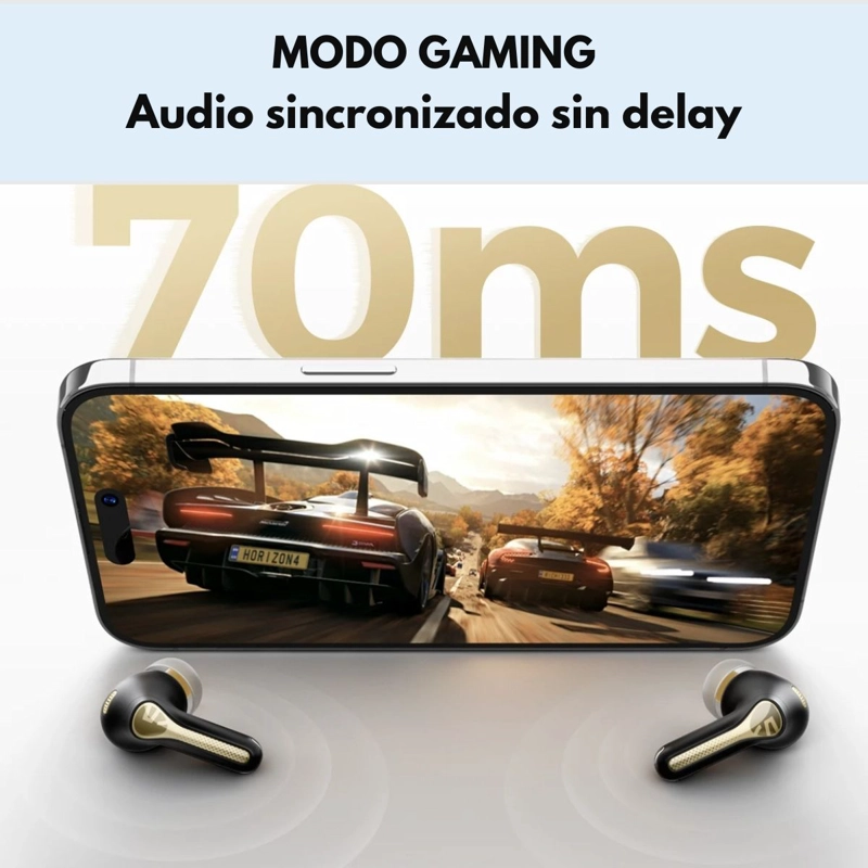 AUDIFONOS BLUETOOTH ANC HIRES SOUNDPEATS CAPSULE 3 PRO PLUS - 6