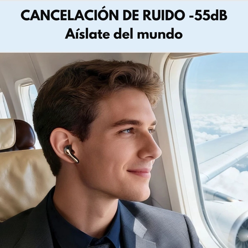 AUDIFONOS BLUETOOTH ANC HIRES SOUNDPEATS AIR5 PRO PLUS - 3
