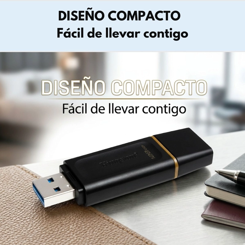 PENDRIVE KINGSTON DATATRAVELER EXODIA DTX/128 128GB 3.2 GEN - 4
