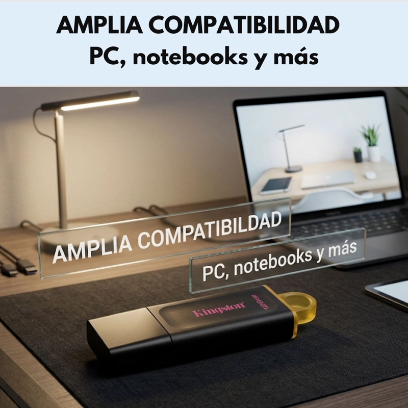 PENDRIVE KINGSTON DATATRAVELER EXODIA DTX/128 128GB 3.2 GEN - 5