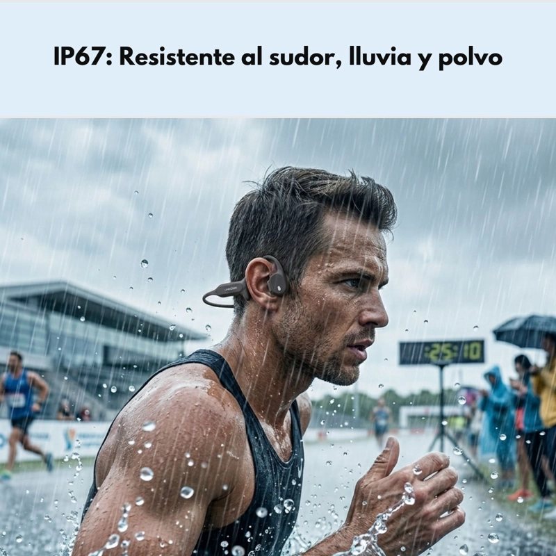 AUDIFONOS OPEN EAR DEPORTIVOS IP67 APP LANGSDOM AIRWAVE MAX - 2