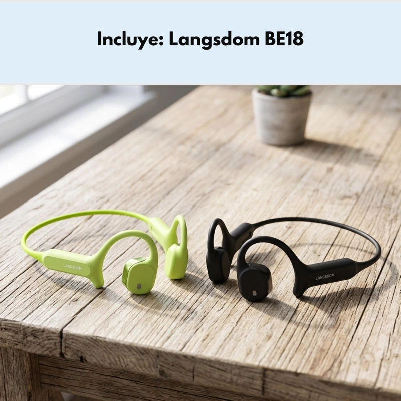 AUDIFONOS OPEN EAR DEPORTIVOS IP67 APP LANGSDOM AIRWAVE MAX - 8