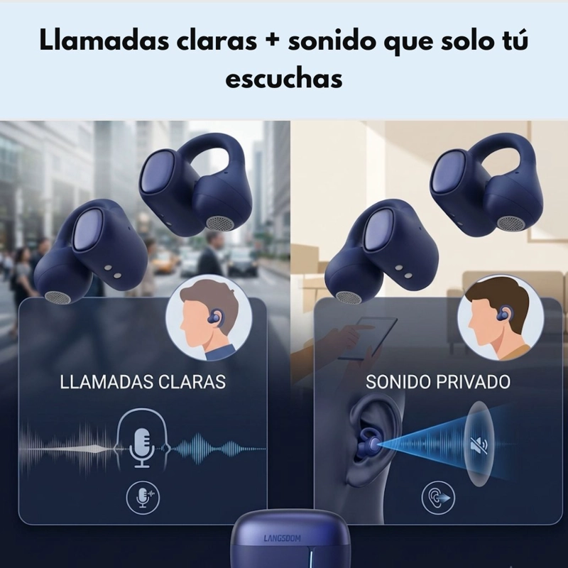 AUDIFONOS DEPORTIVOS OPEN EAR APP EQ LANGSDOM AIRSOUL MIX2 - 7