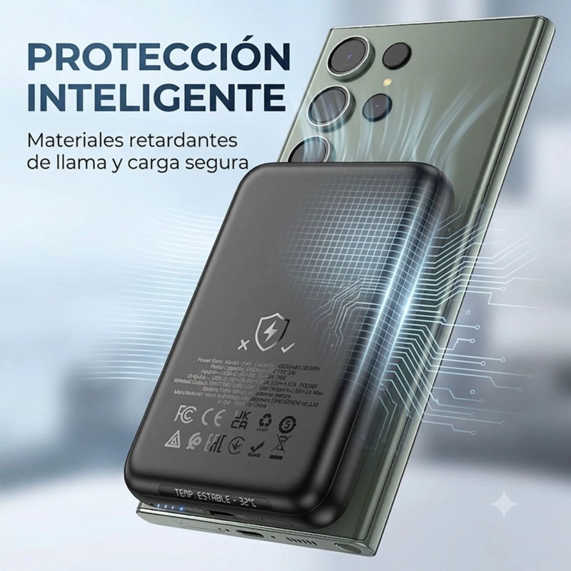 BATERIA PORTATIL POWERBANK HOCO J141 MAG - 7