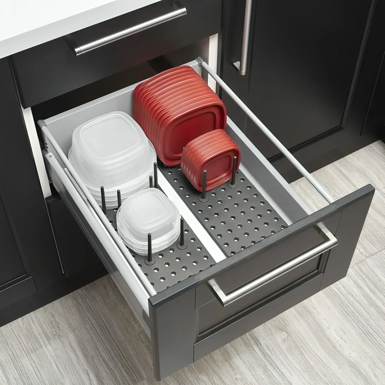 SET DE 2 ESTANTE AJUSTABLE DE DRENAJE COCINA TIPO DE CAJON - 2
