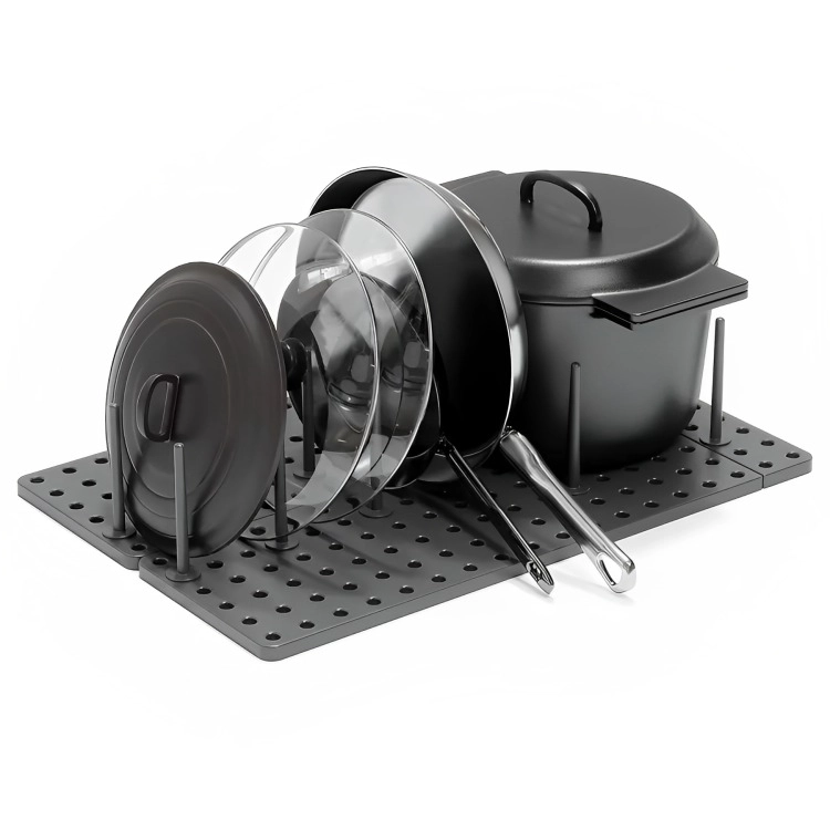 SET DE 2 ESTANTE AJUSTABLE DE DRENAJE COCINA TIPO DE CAJON - 4