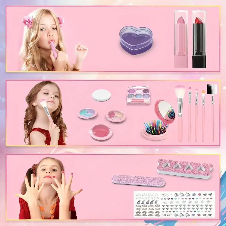 KIT DE MAQUILLAJE PARA NIÑAS JUGUETE - 3