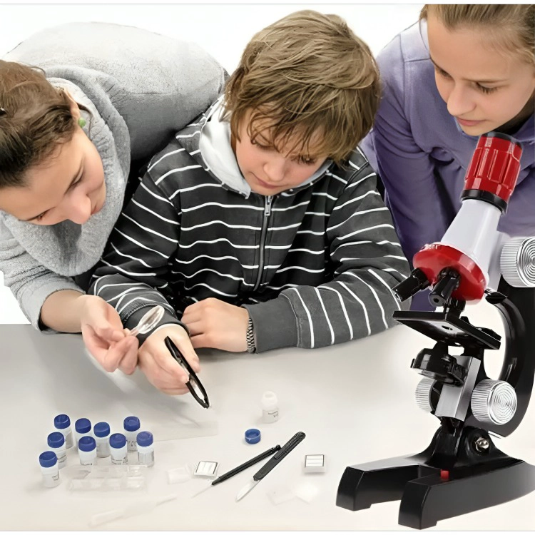 KIT DE CIENCIA PARA NIÑOS MICROSCOPIO JUGUETE EDUCATIVO - 1