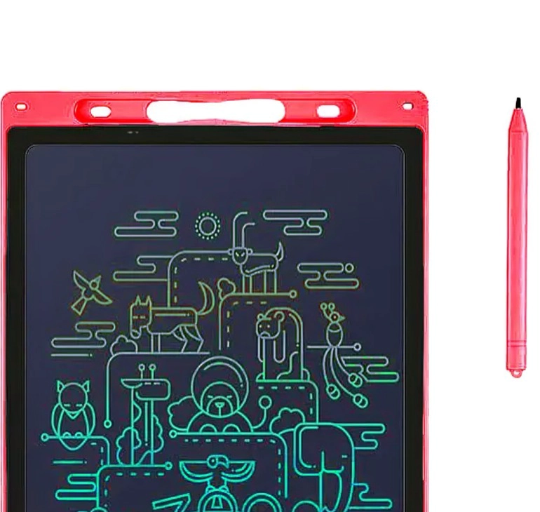 PIZARRA MAGICA TABLET DIBUJO LCD 12 PULGADAS ROJO - 3