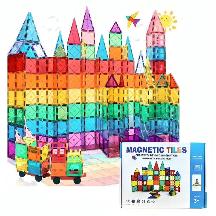 JUEGO DE BLOQUES DE CONSTRUCCION MAGNE TICOS 3D - 1