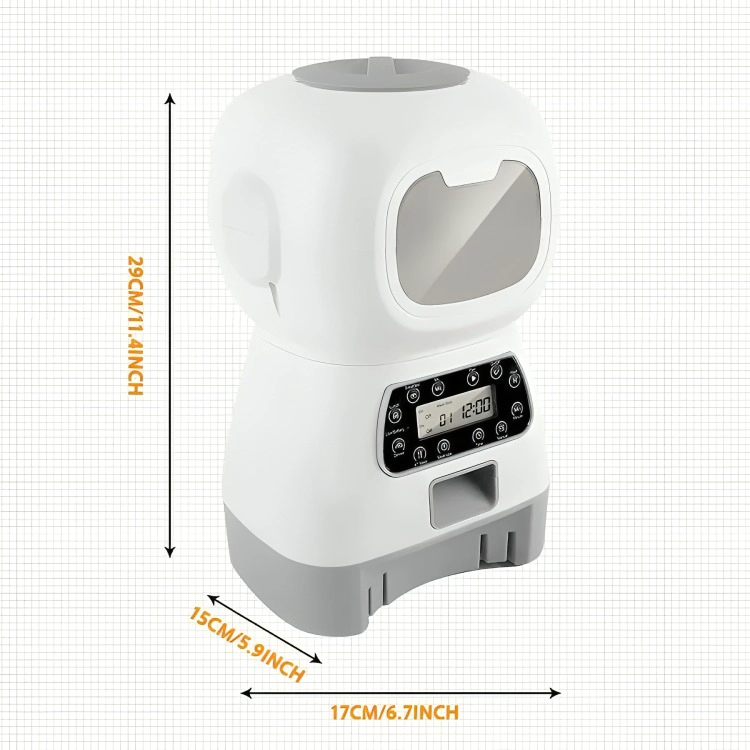 DISPENSADOR AUTOMATICO DE ALIMENTOS PARA MASCOTAS - 2