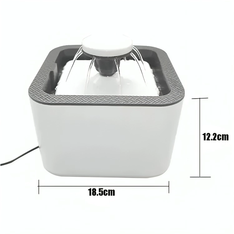 FUENTE DE AGUA BEBEDERO PARA GATOS Y PERROS DE 2.5 LITROS - 2