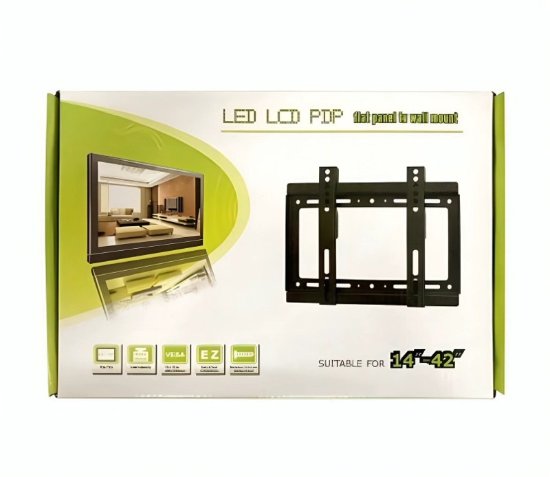 SOPORTE FIJO COMPATIBLE PARA TV DE 14 HASTA 42PULGADAS PESO MAXIMO 25KG - 1