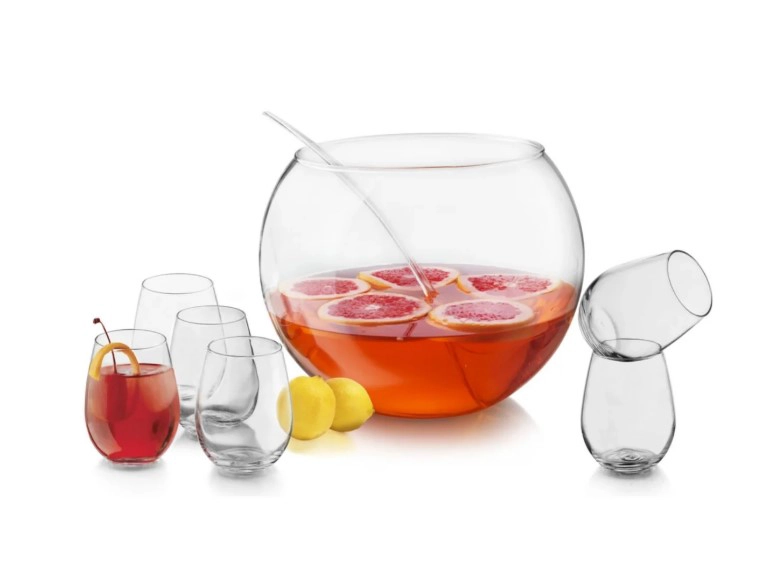 JUEGO PONCHERA COCTELERA  8 PZS - 5