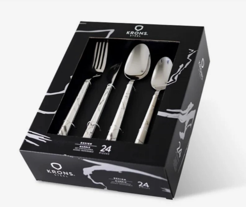 SET CUCHILLERIA MARBLE 24 PIEZAS - 1