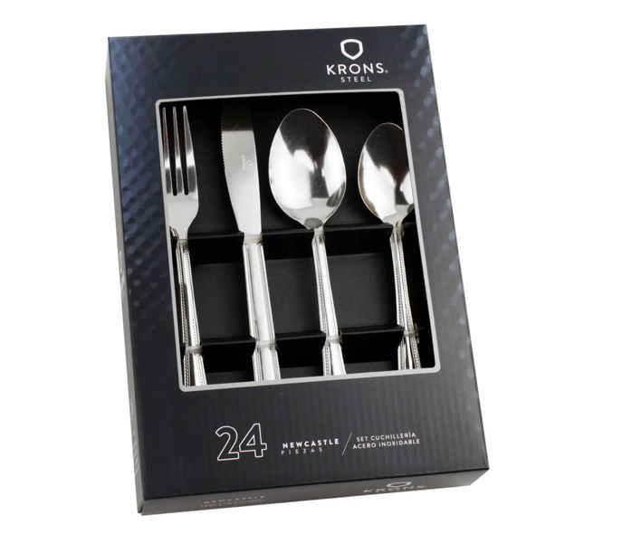 JUEGO DE 24 PIEZAS DE CUCHILLERIA NEWCASTLE KRONS - 3