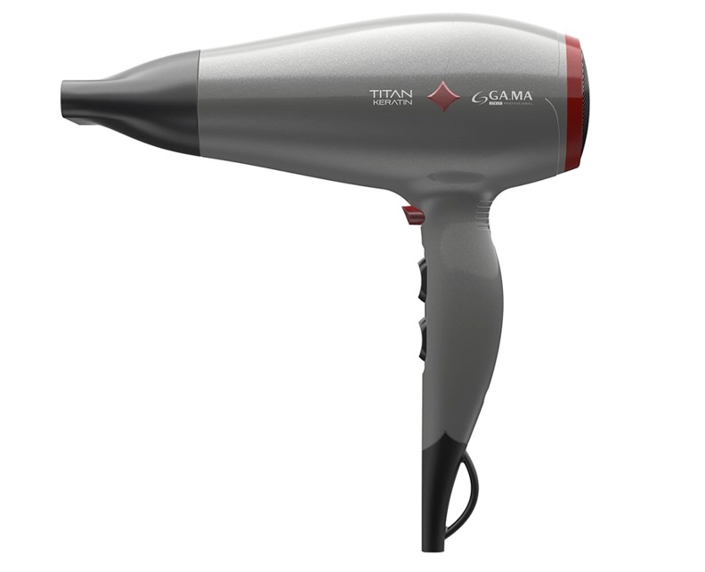 SECADOR DE PELO TITAN KERATIN GRIS GAMA - 5