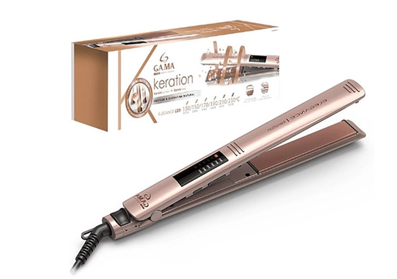 PLANCHA ALISADOR CABELLO ELEGANCE LED KERATION GAMA DIG - 4