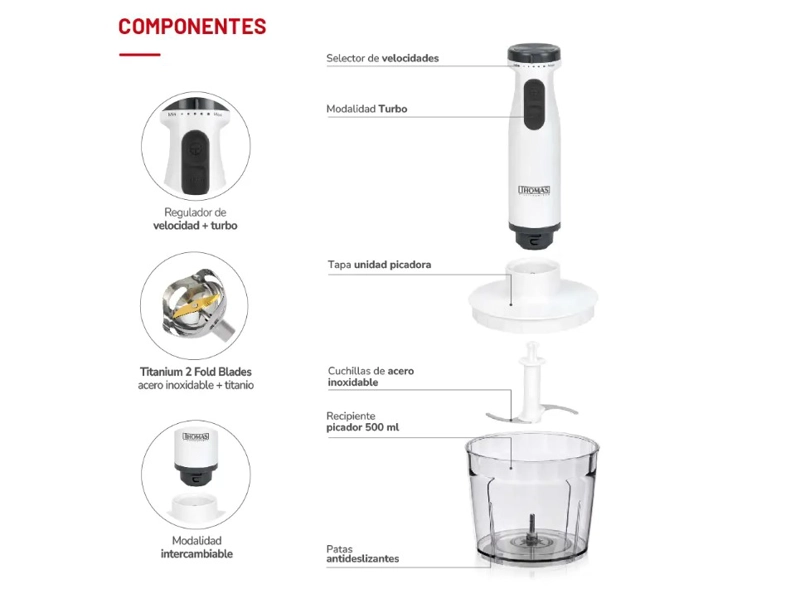 MINIPIMER 600W TH-8725 - 3