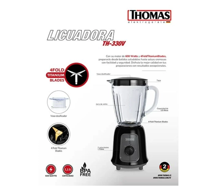 LICUADORA THOMAS TH-330V - 3
